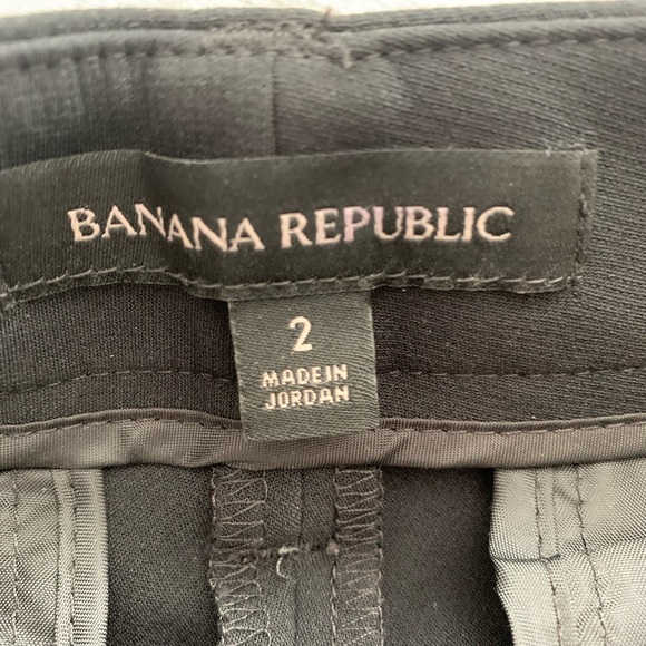 Black crepe prop slacks wide leg - Picture 3 of 3